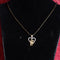 22 Carat Gold Black Beads With Couple With Heart Locket Type Mangalsutra 5.32g by Mahita Collections
